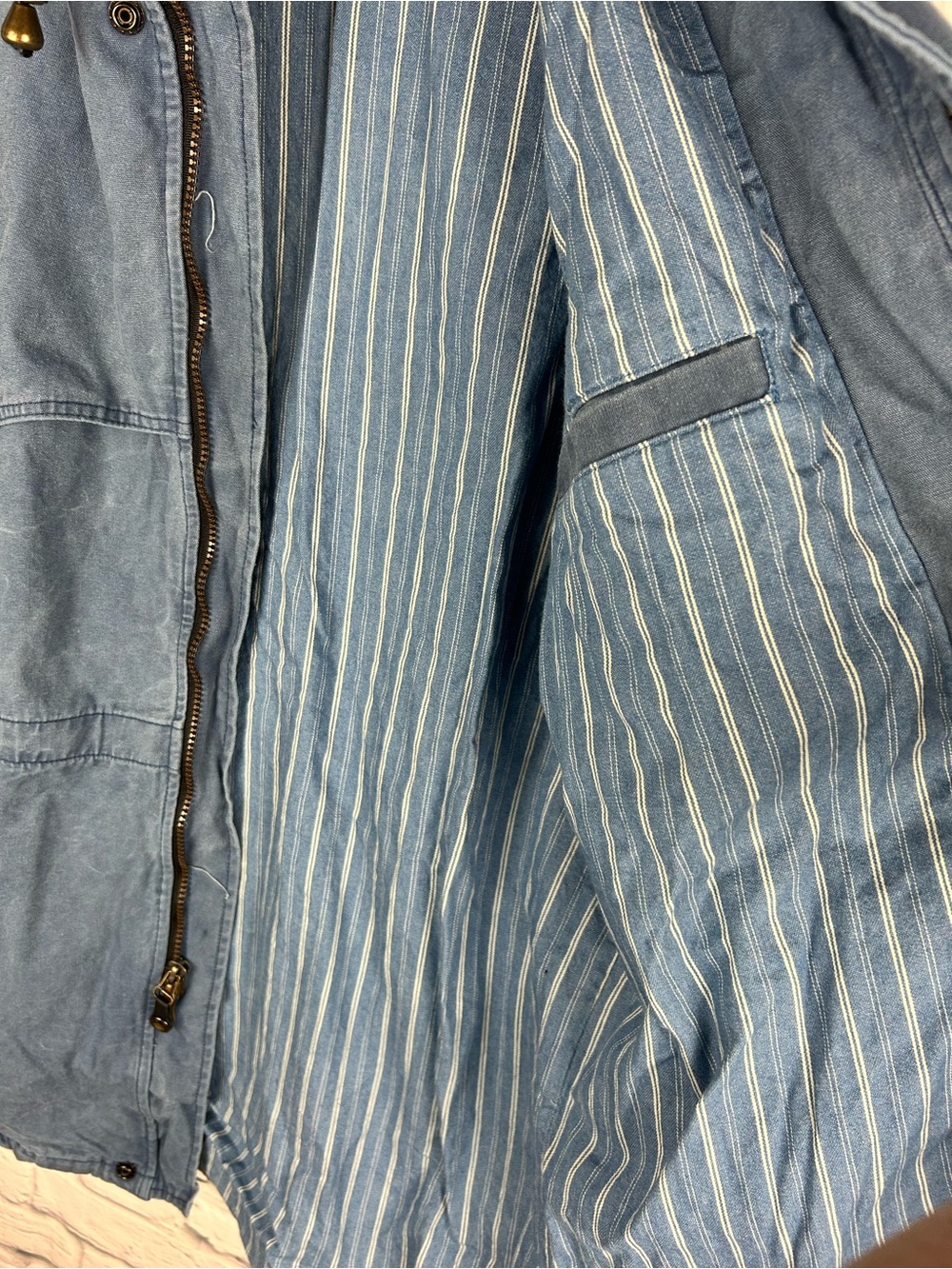 Vintage Northwest Garments Horse Canvas Hooded Jacket Blue Canada XL - Picture 6 of 11